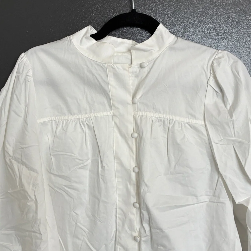 Like New Mint Velvet White Blouse Sz S - Picture 3 of 6